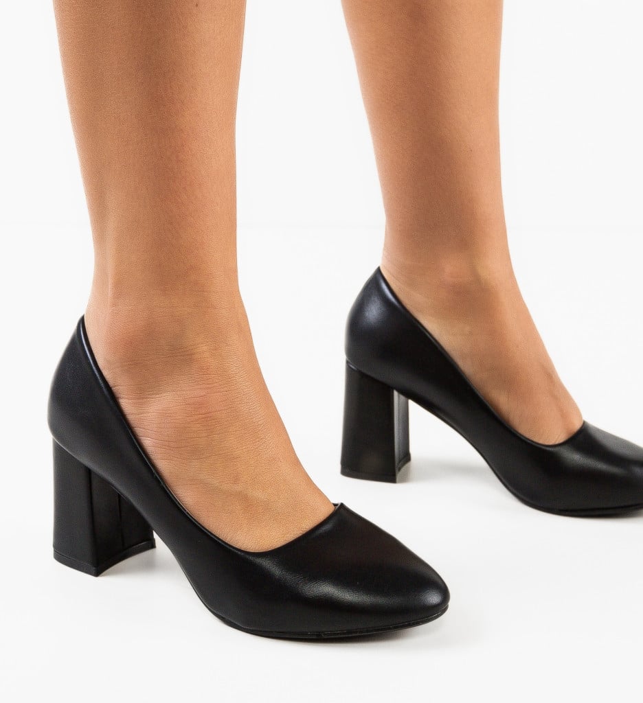 Pantofi dama Bright Negri 2 - Eleganță și Stil - imagine 4