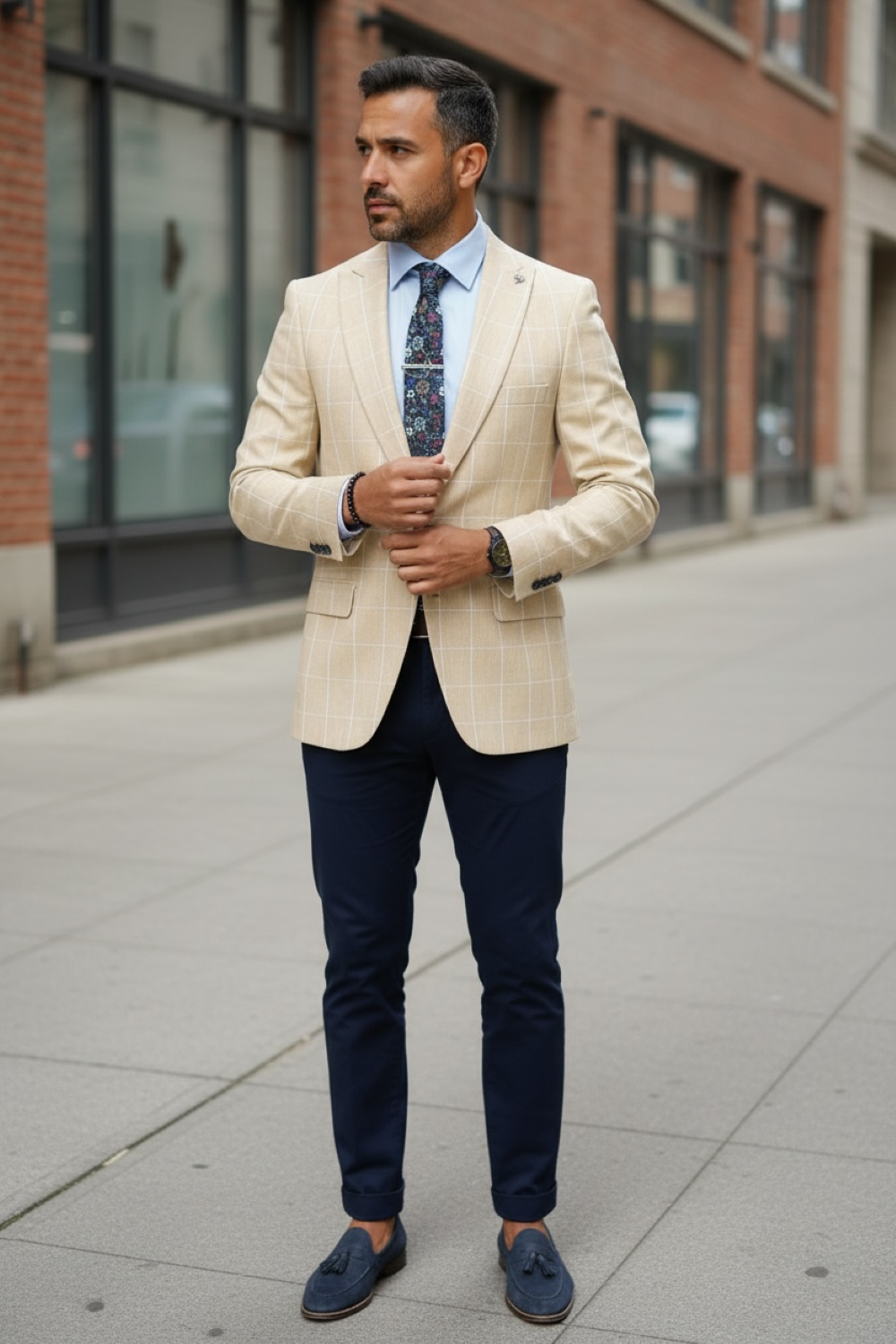 Sacou Barbati Slim Fit Elegant | 12854 X - imagine 2