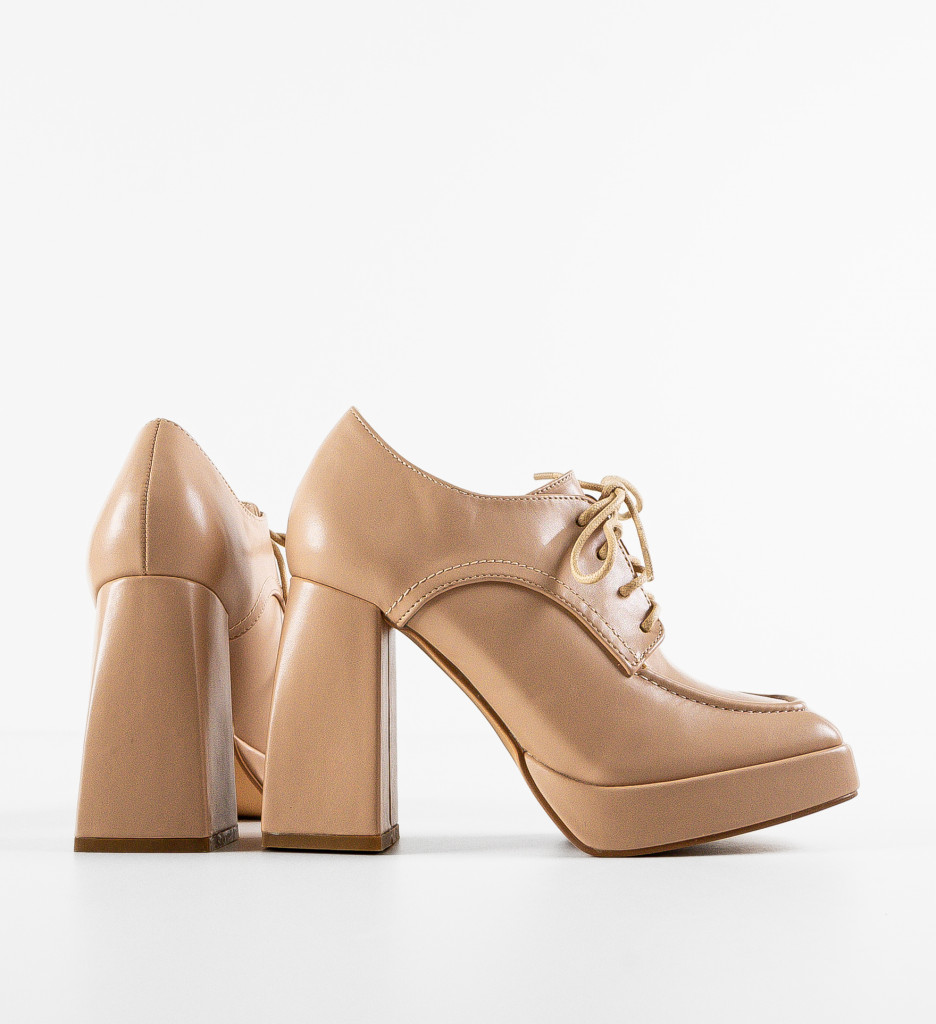 Pantofi dama Bartlet Nude - Eleganță și Stil - imagine 5