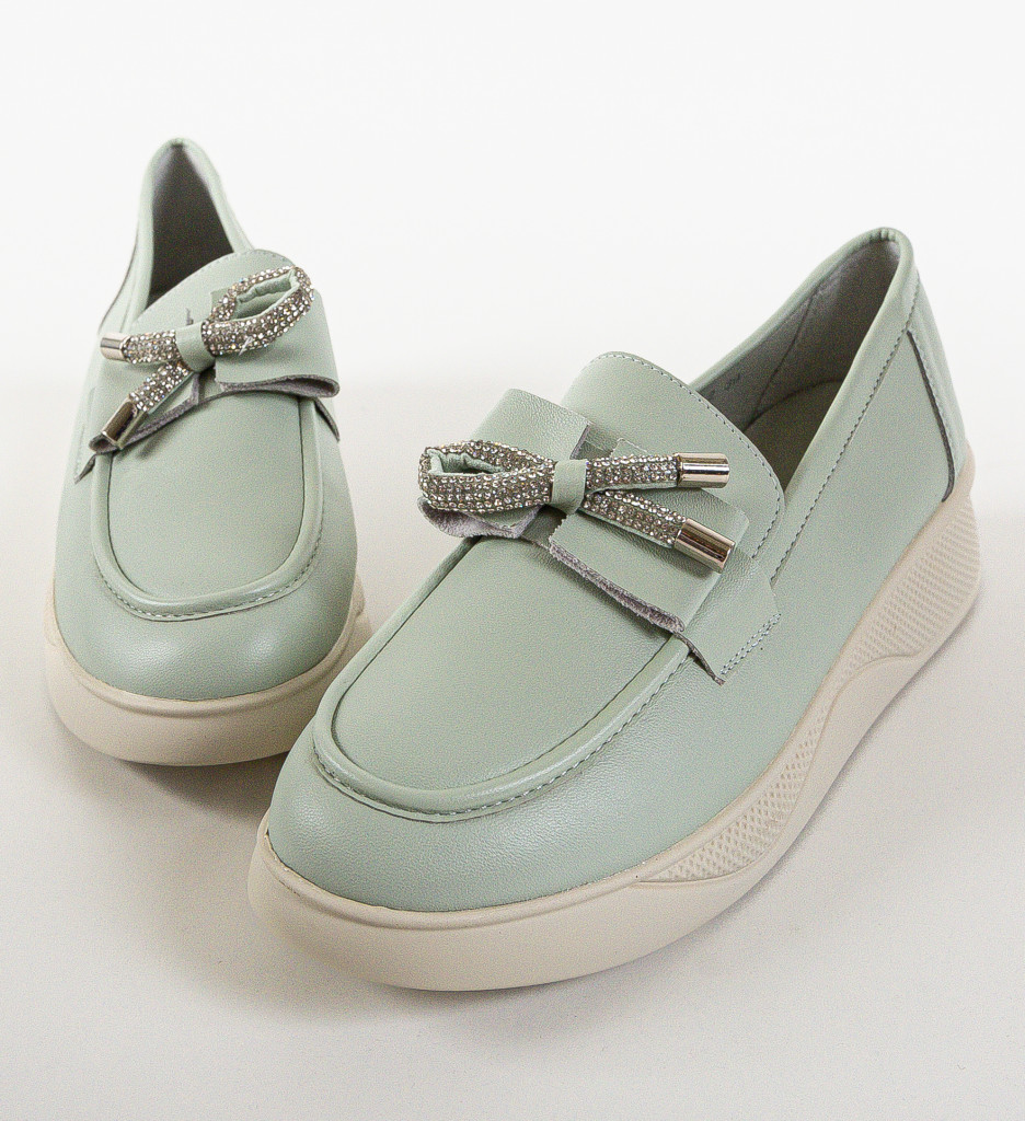 Pantofi Casual Dama Eacona Verzi | Confort și Stil - imagine 8