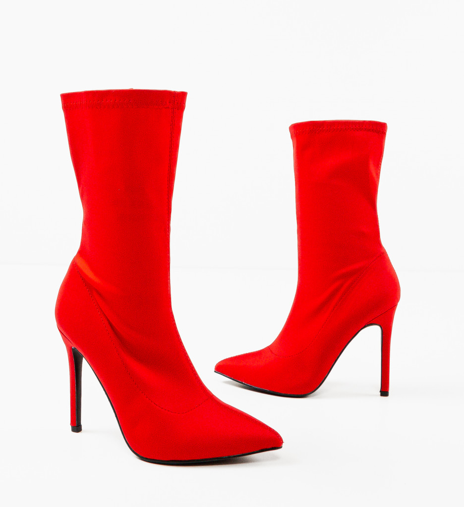 Botine Broome Rosii - Eleganta la fiecare pas - imagine 11