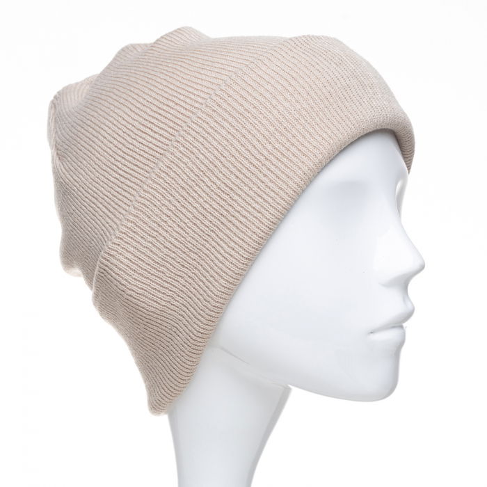 Caciula tricotata Shopika cu captuseala bej