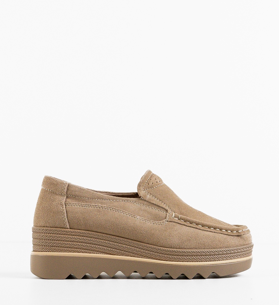 Pantofi Casual Smirno Bej - Confort și Eleganță - imagine 4