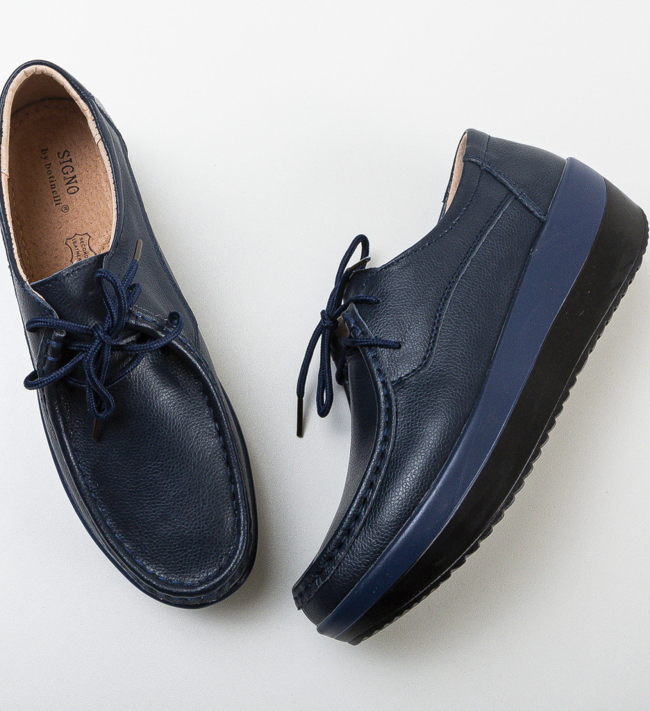 Pantofi Casual Vlasta Bleumarin - Confort și Eleganță - imagine 7