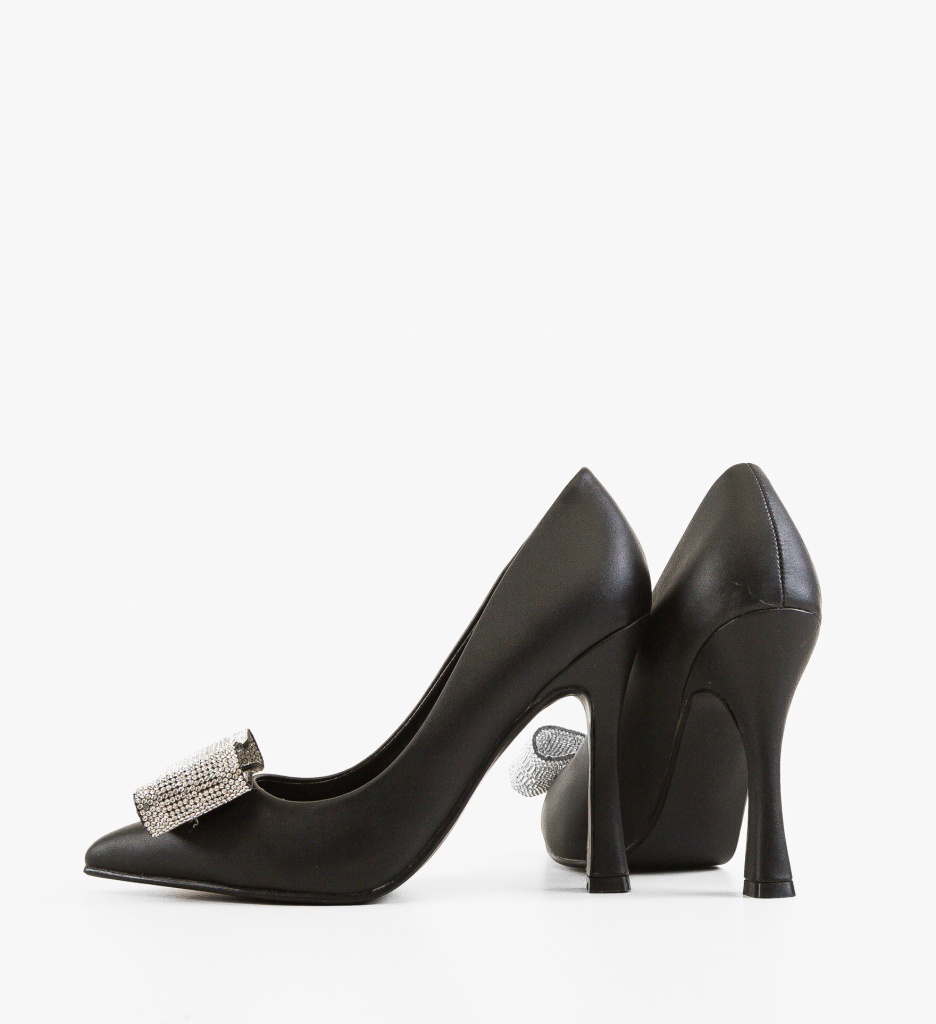 Pantofi Stiletto Bradle Negri | Eleganță și Stil - imagine 6