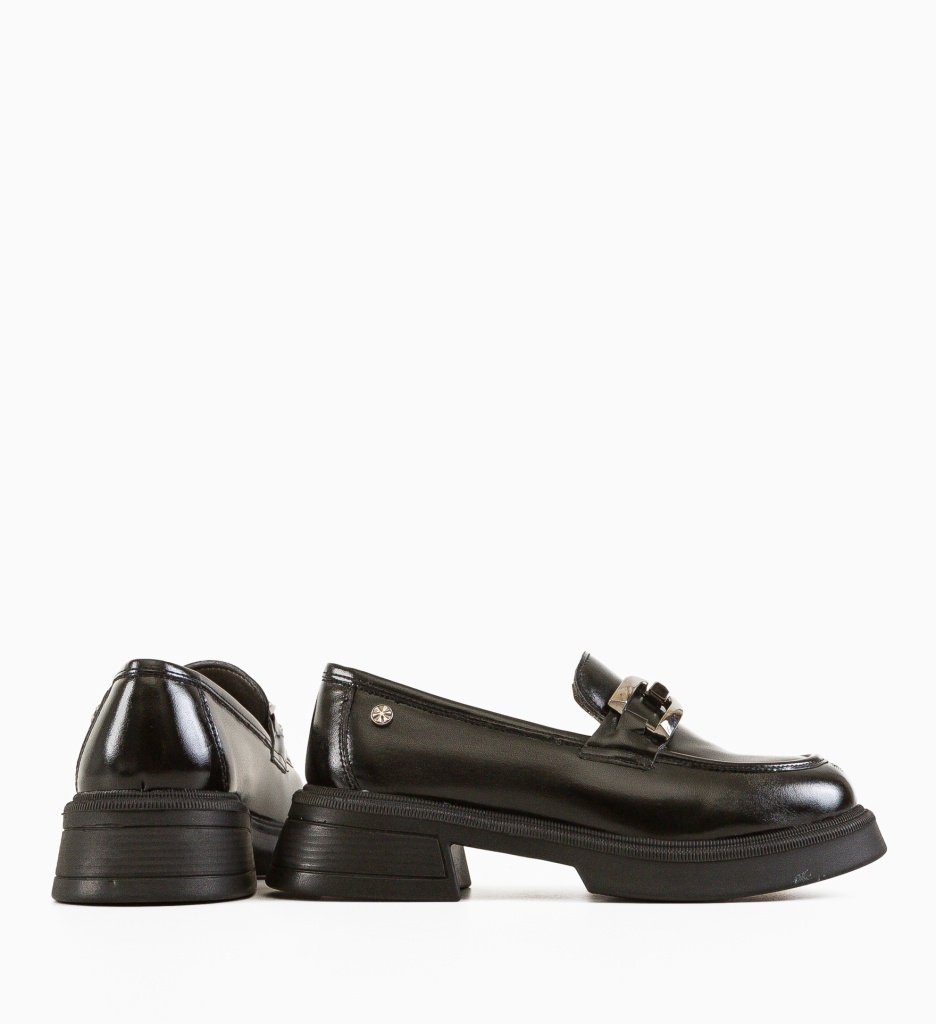 Pantofi Brante Negri | Confort și Stil Casual - imagine 6