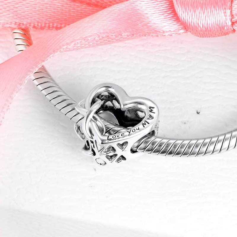 Charm Argint Amanda Inima și Infinit - imagine 2