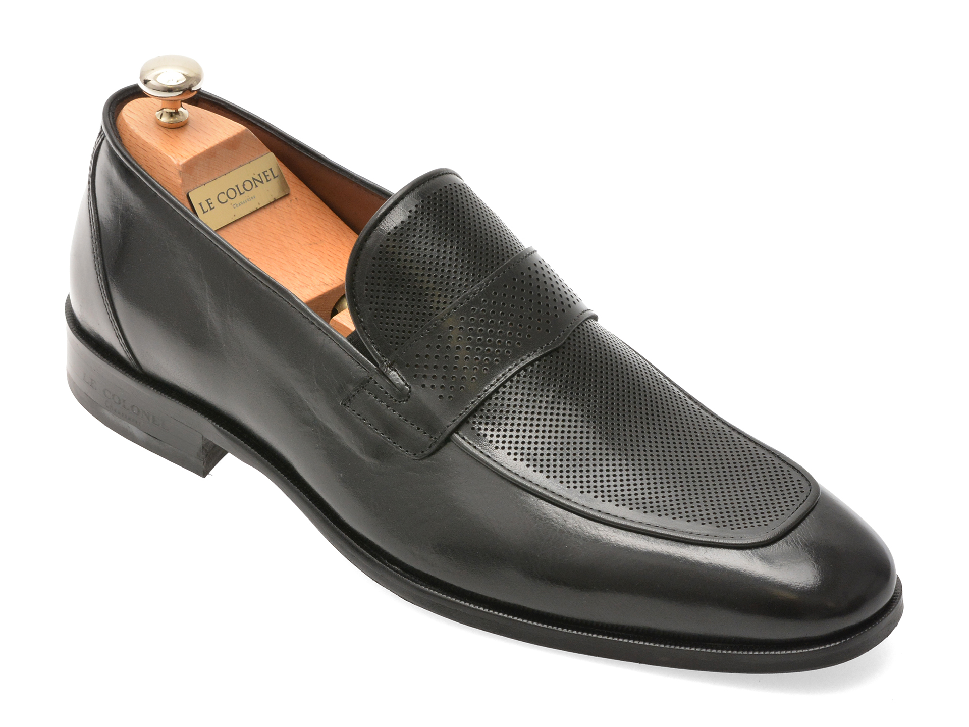 Mocasini LE COLONEL Negri Piele Naturală Eleganți