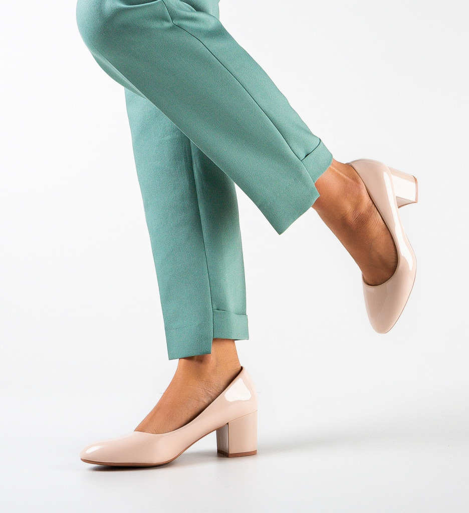 Pantofi dama Emrys Bej 2 - Eleganță și Stil - imagine 3