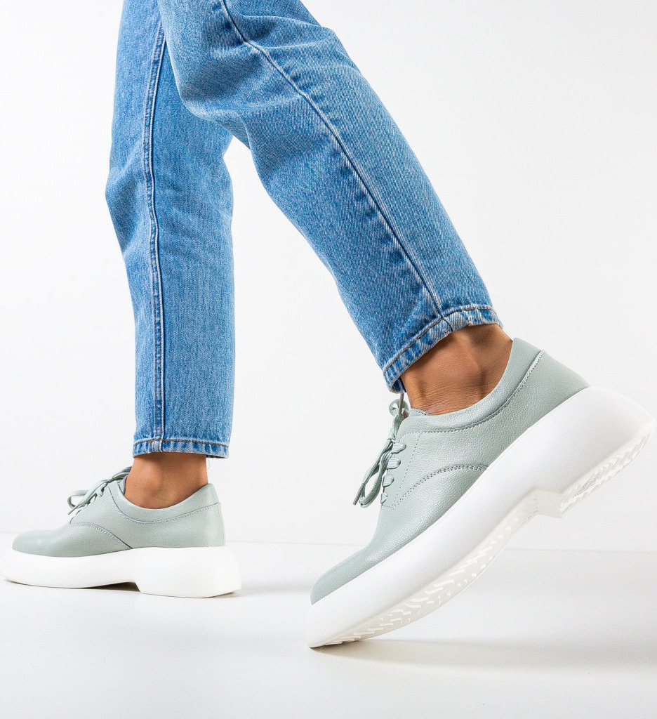 Pantofi Casual Dama Alix Gri - Confort și Stil - imagine 3