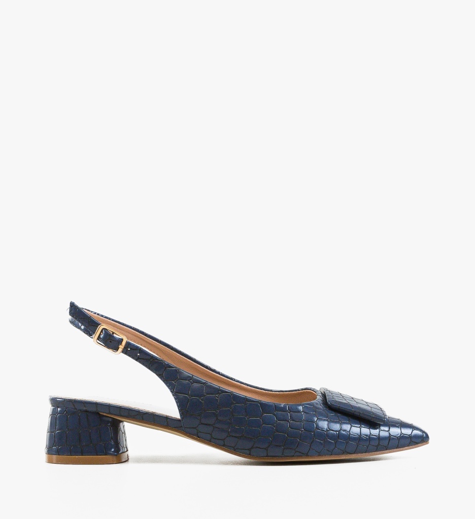 Pantofi dama Lekena Bleumarin eleganți - imagine 6