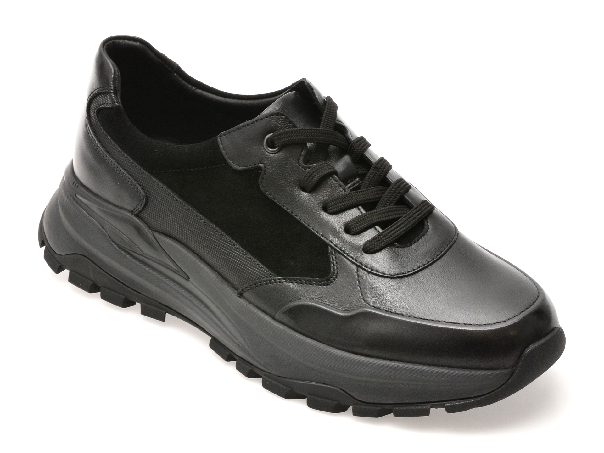 Pantofi Sport Epica Negri Piele Naturală