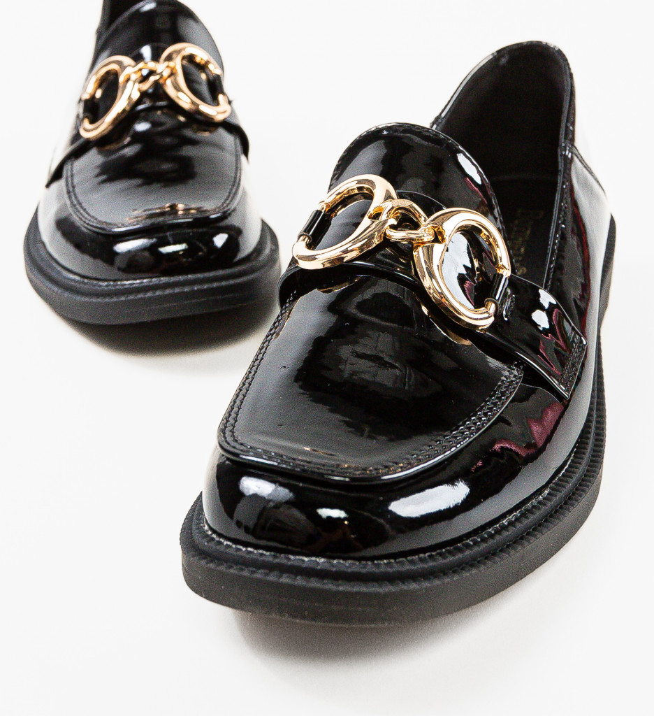 Pantofi Casual Negri | Versatilitate Urbană - imagine 4