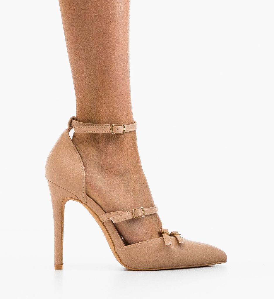 Pantofi dama Cobb Bej eleganți - confort și stil - imagine 6