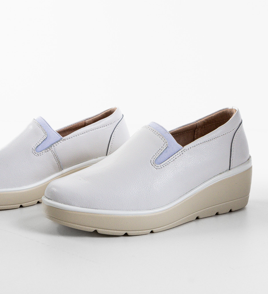 Pantofi Casual Yanam Albi - Confort și Stil