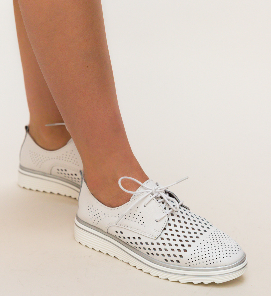 Pantofi Casual Tone Albi - Confort și Stil Zilnic - imagine 2