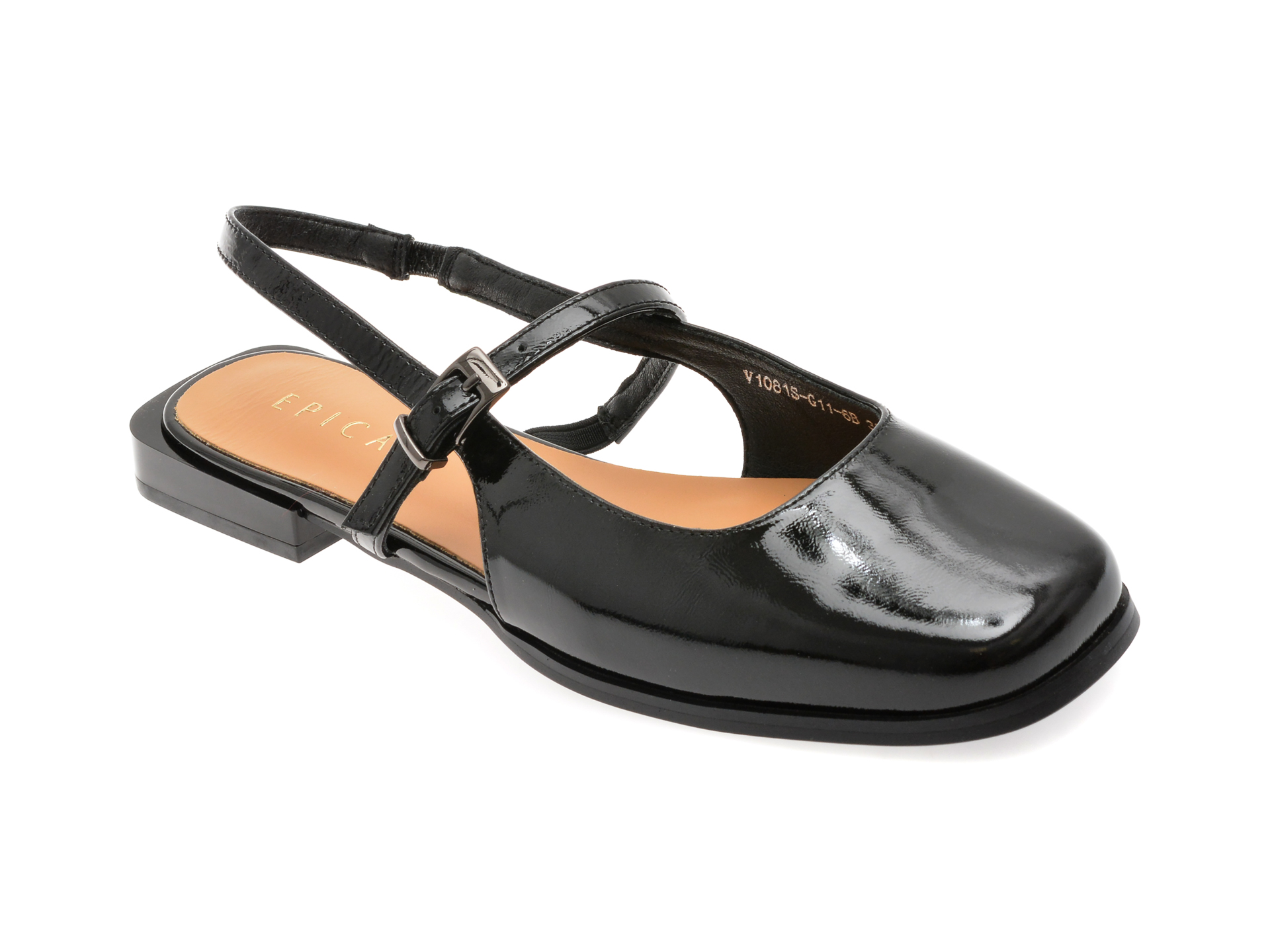 Pantofi EPICA Eleganți din Piele Lacuită