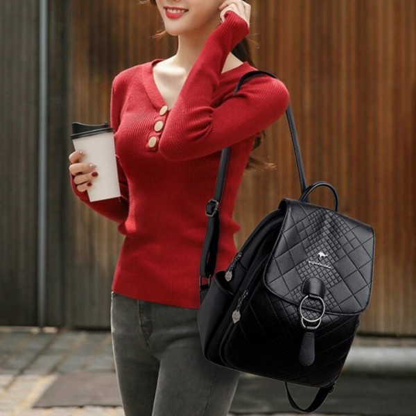 Rucsac Dama Greta GT743 Negru | Disu - imagine 10