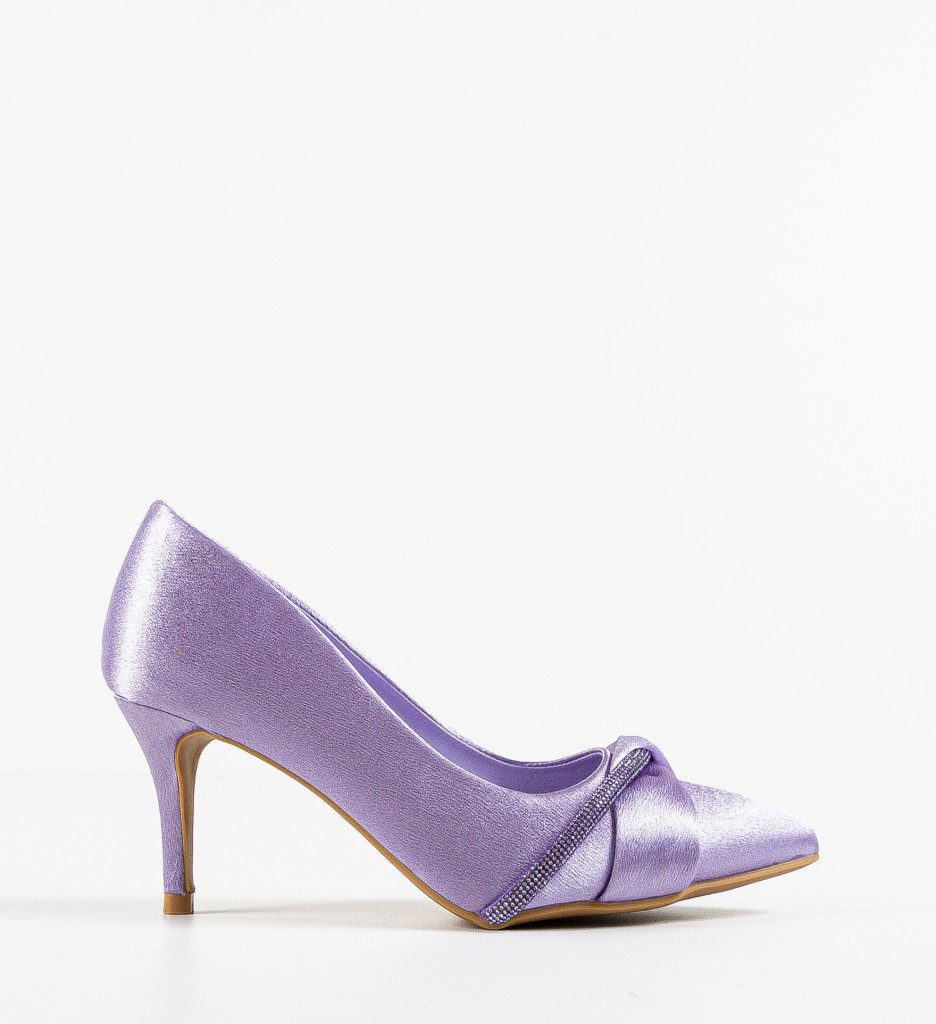 Pantofi dama Irene mov | Eleganță la fiecare pas - imagine 4