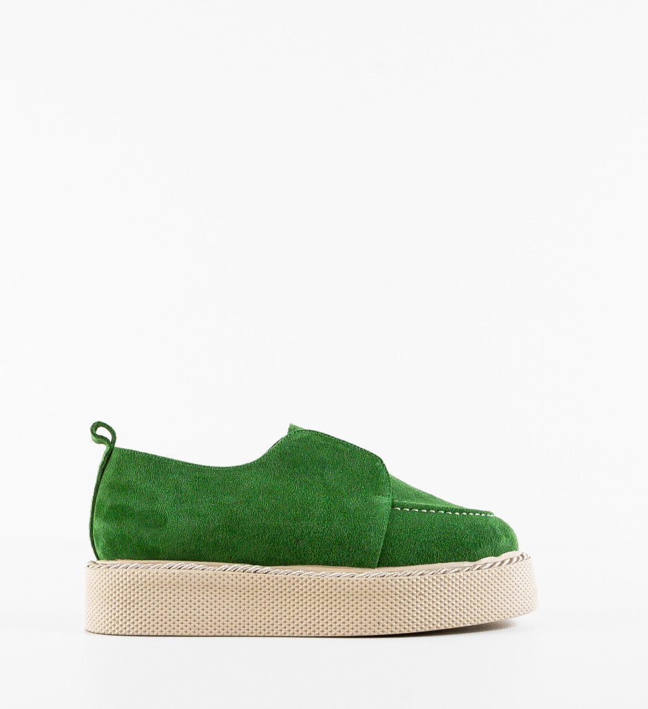 Pantofi Casual Hanter Verzi | Stil și Confort Urban - imagine 2