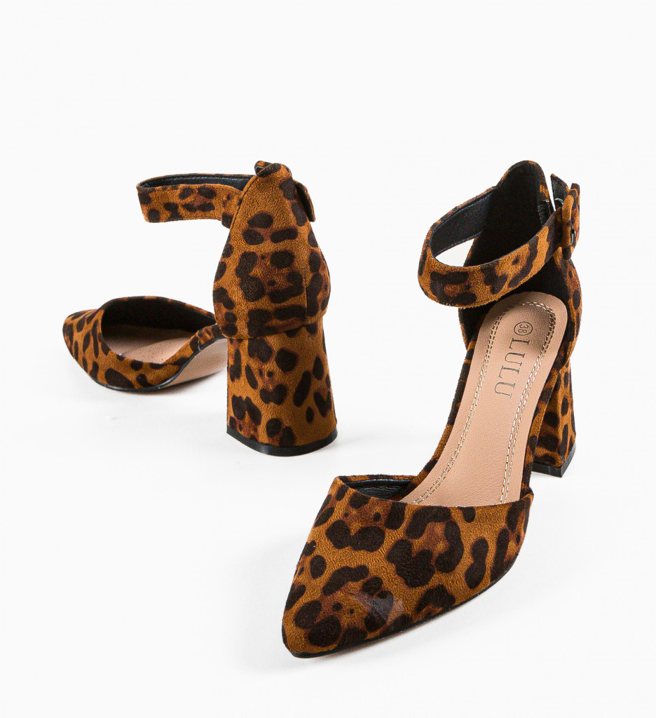 Pantofi Shard Print - Design Modern cu Toc - imagine 7