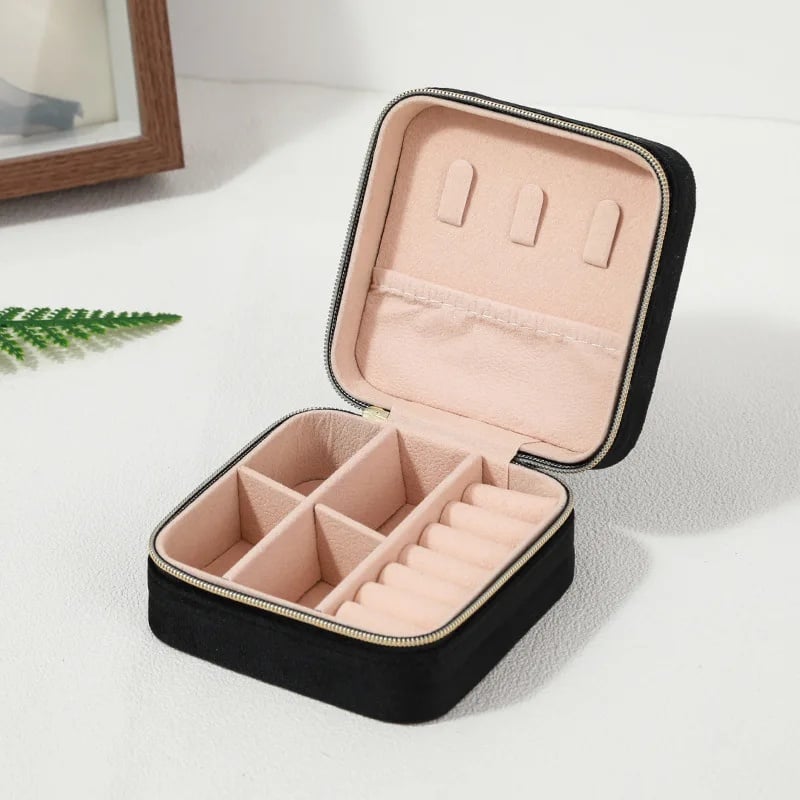 Cutie Bijuterii Iridesa AC029 Negru | 13 Compartimente