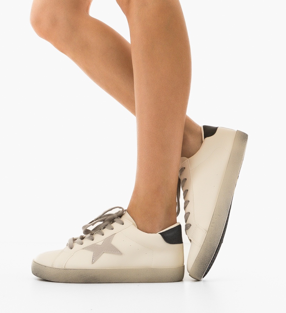 Pantofi Sport Albi - Confort și Stil Urban - imagine 2