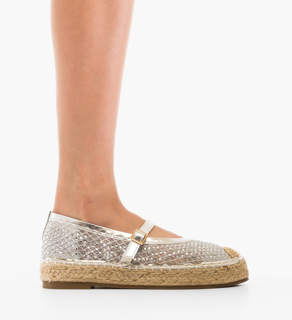 Espadrile Dama Vera Argintii - Confort Eleganță - imagine 6