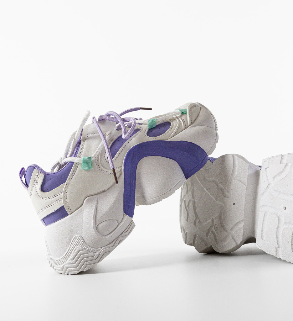 Sneakers Dama Jamaika Mov - Confort & Stil - imagine 7