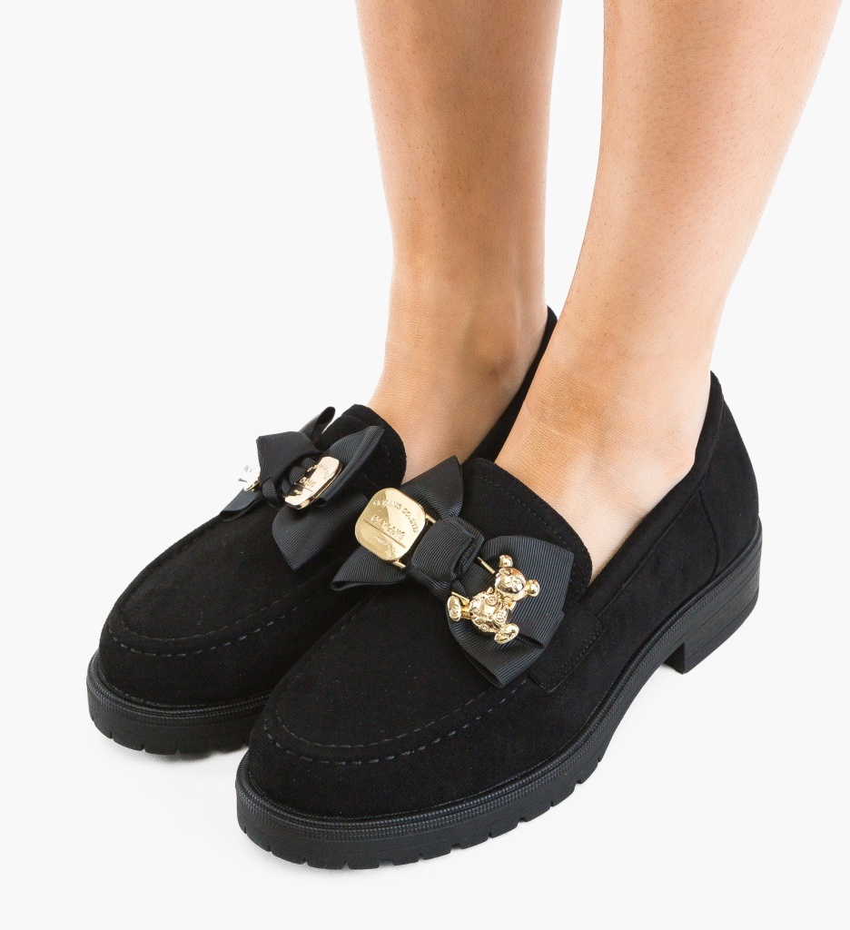 Pantofi Casual Dama Ster Negri - Confort & Stil - imagine 3