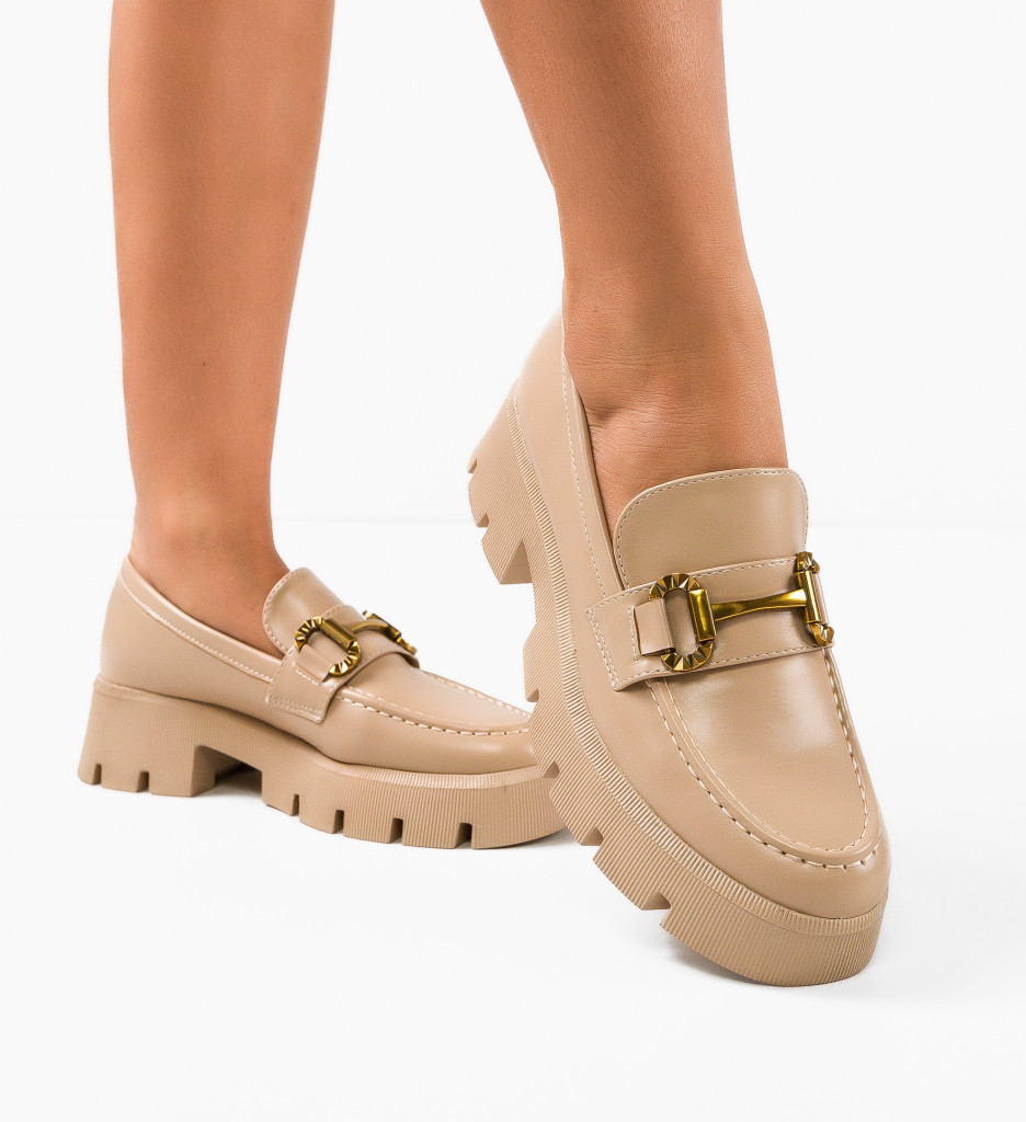 Pantofi Casual Spencer Bej - Eleganță Relaxată - imagine 3