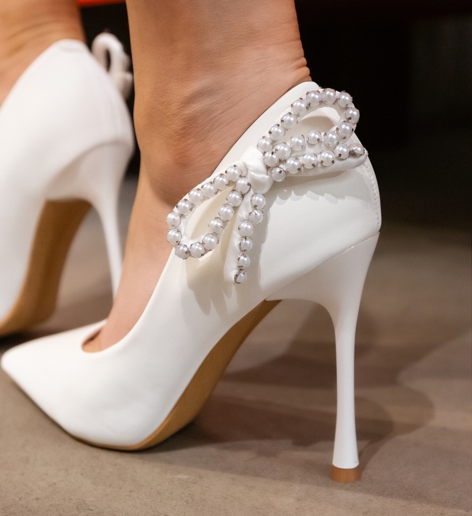 Pantofi Dama Toobe Albi Eleganți și Confortabili - imagine 5