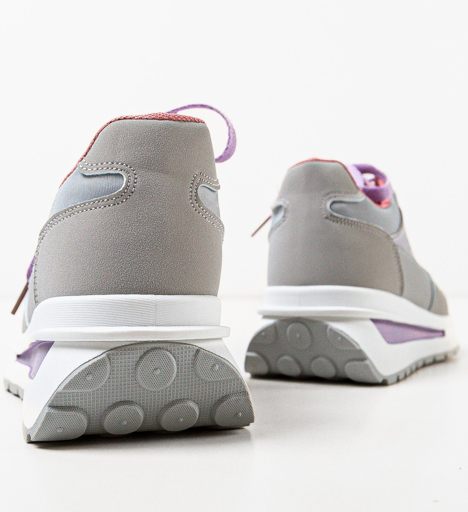 Sneakers Martin Gri Dama - Confort și Stil - imagine 4