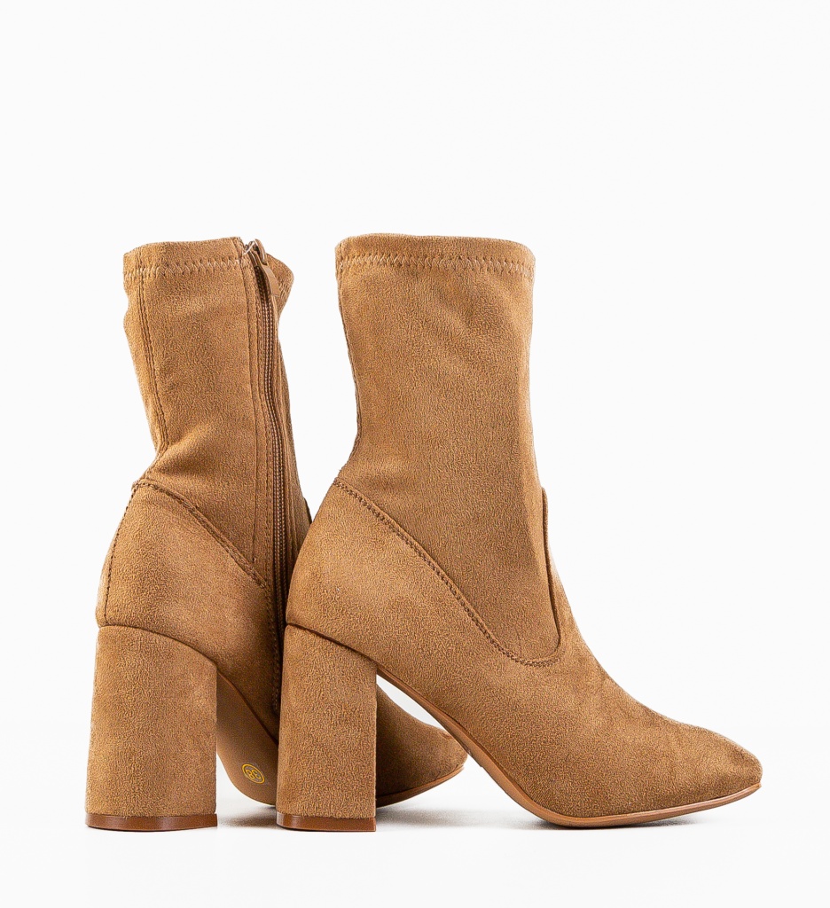 Botine Dama Aust Khaki 2 - Eleganță Urbană - imagine 5
