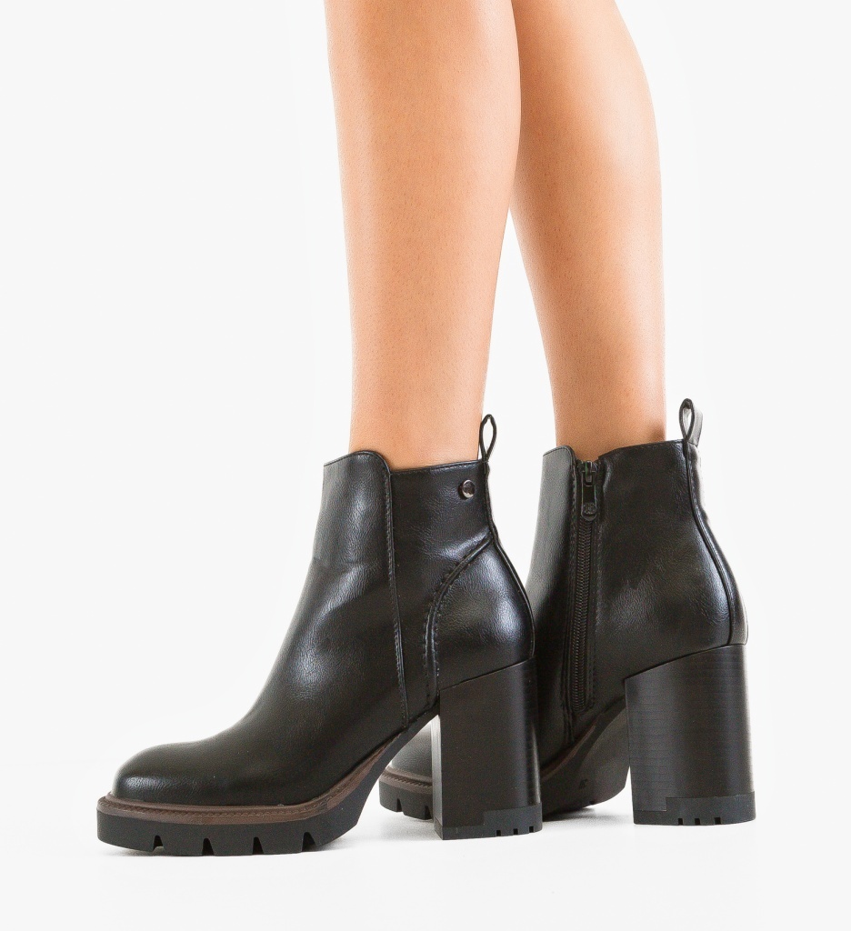 Botine Dama Lowri Negre - Eleganță și Confort - imagine 5