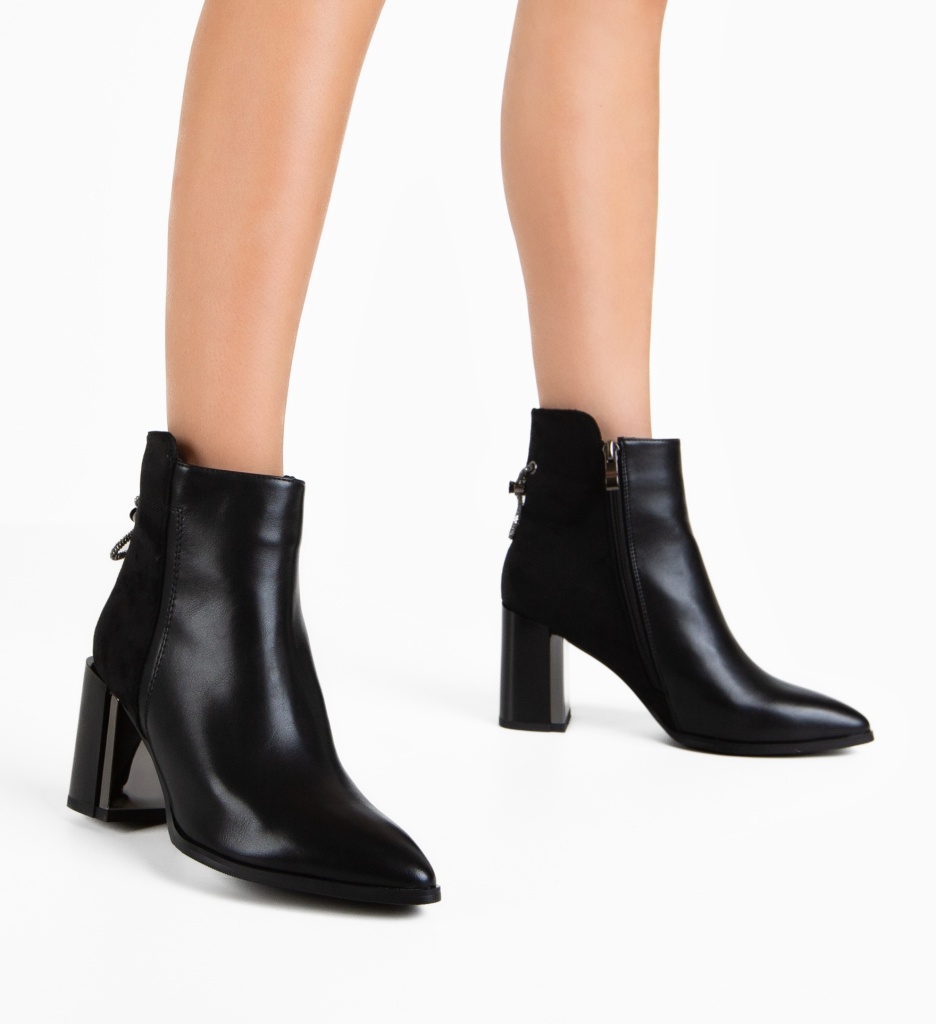 Botine Dama Ordey Negre - Eleganță și Confort - imagine 2