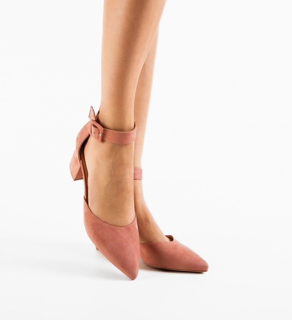 Pantofi dama Anerose Roz 2 - Eleganță și Stil - imagine 2