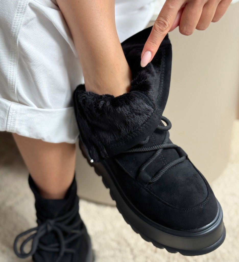 Ghete Dama Amore Negre 2 | Eleganță și Stil - imagine 2