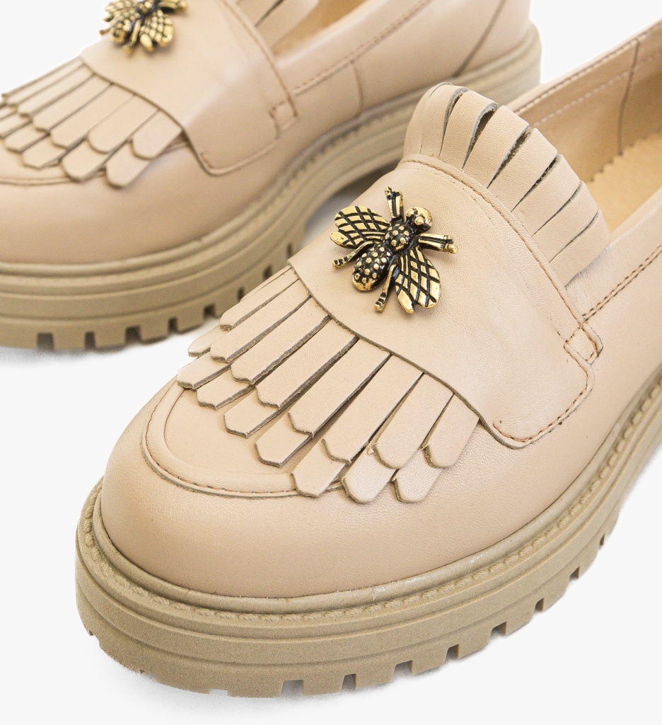 Pantofi Casual Dama Zenin Bej | Confort și Eleganță - imagine 5