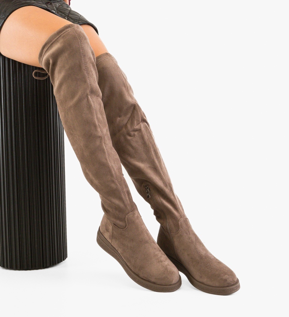 Cizme Khaki Dama Jamme - Eleganță Urbană - imagine 5