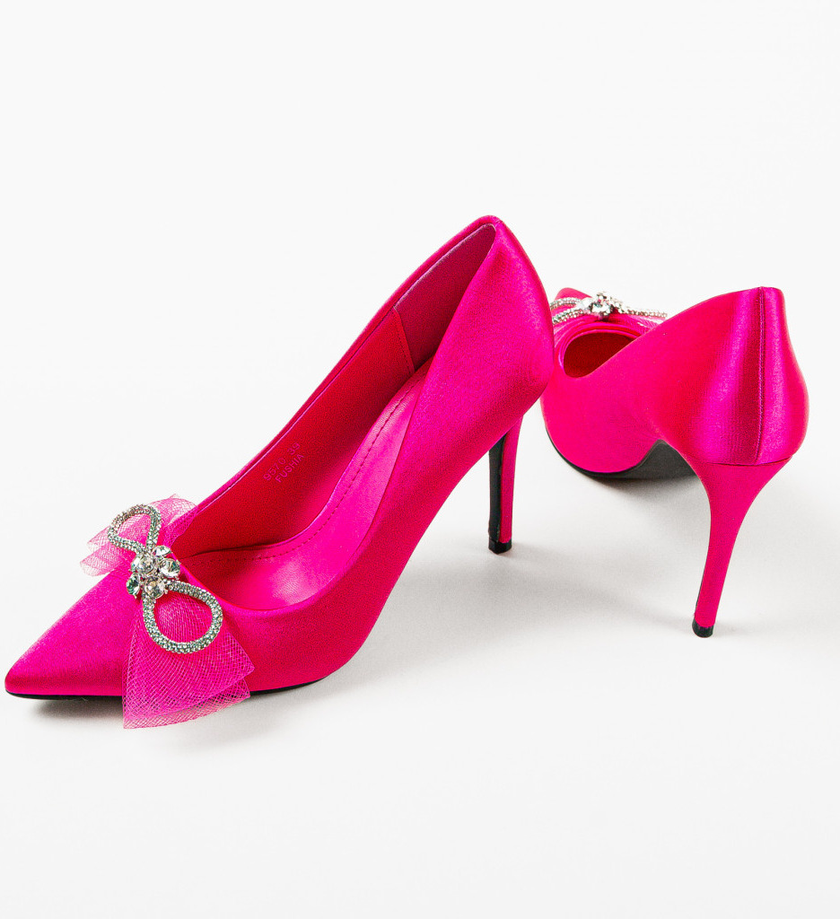 Pantofi cu Toc Caoimhe Fuchsia | Stil Vibrant - imagine 8