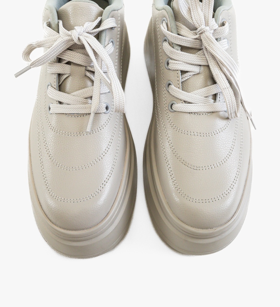 Sneakers Dama Bygdan Gri - Confort și Stil Sport - imagine 3