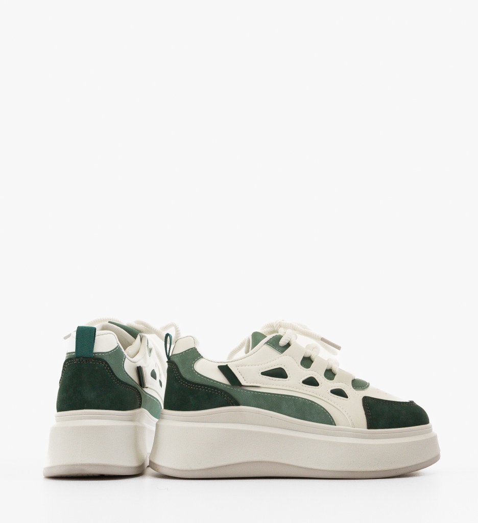 Sneakers Toko Dama Verzi - Confort Sport - imagine 5