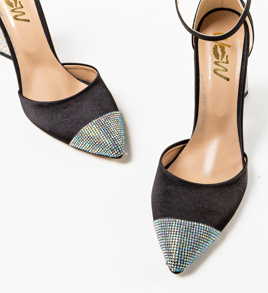 Pantofi Dama Digs Negri cu Toc Eleganți - imagine 6