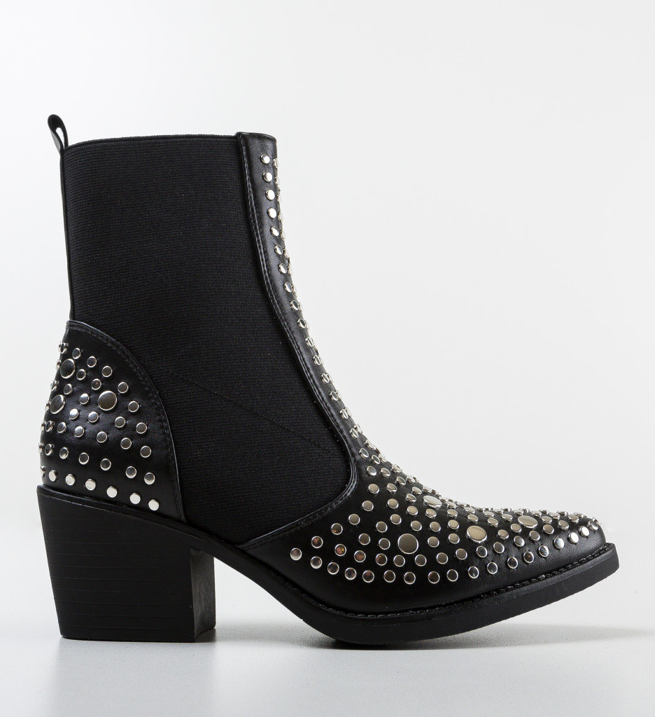 Botine Farley Negre - Eleganță și Confort - imagine 5