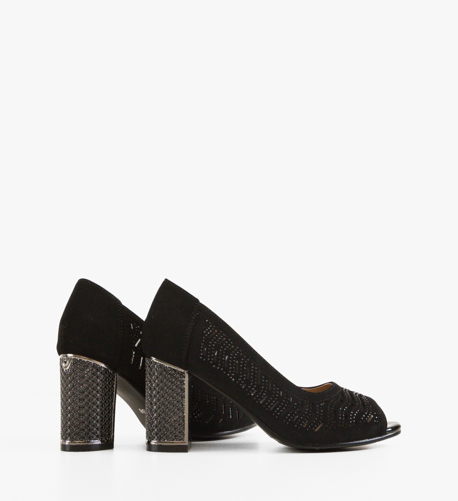 Pantofi Dama Delore Negri - Eleganță și Stil - imagine 4