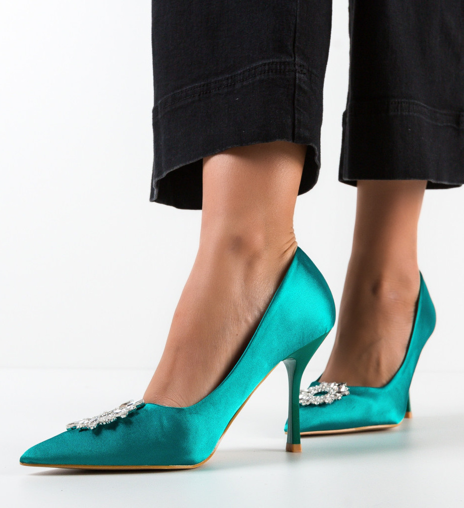 Pantofi Amayah Verzi | Eleganță și Stil