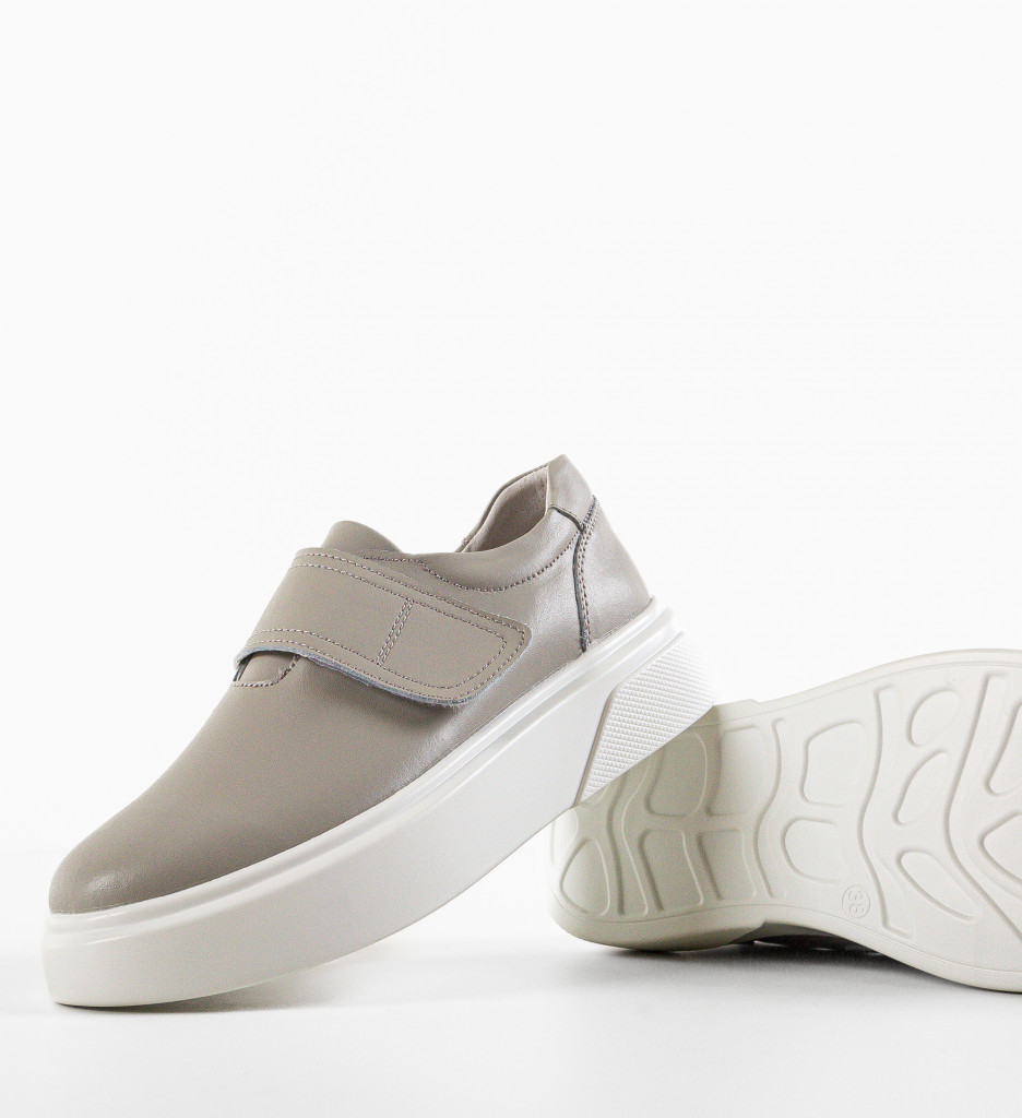 Pantofi Casual Slamet Gri - Confort și Stil Zilnic - imagine 5