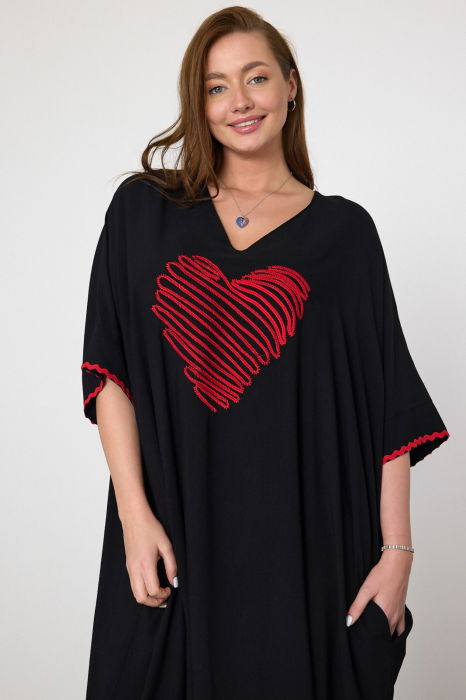 Rochie Oversize Inima Rosie | Vale Woman