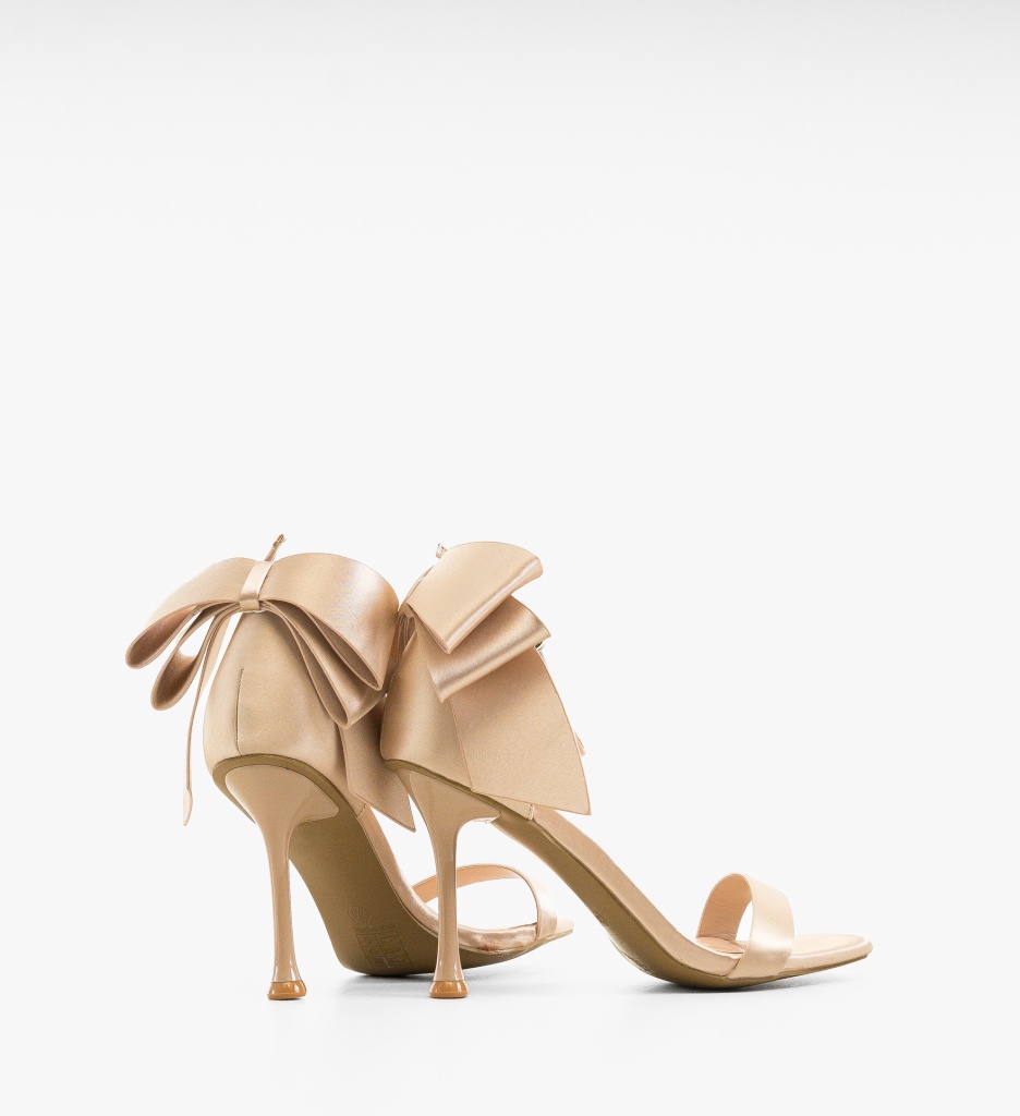 Sandale cu Toc Raust Bej – Eleganță și Confort - imagine 2
